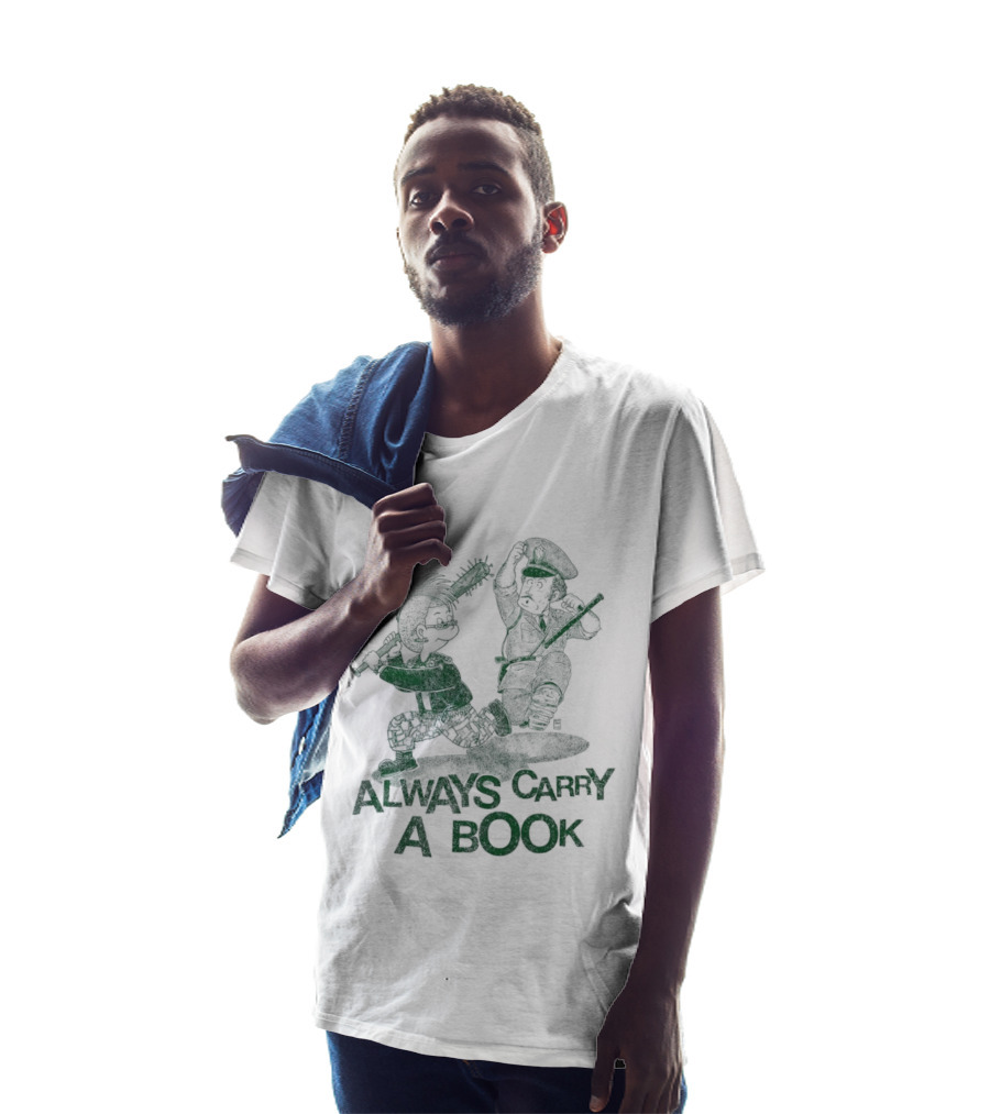 Punk Style Always Carry A Book Reading Books T-Shirt