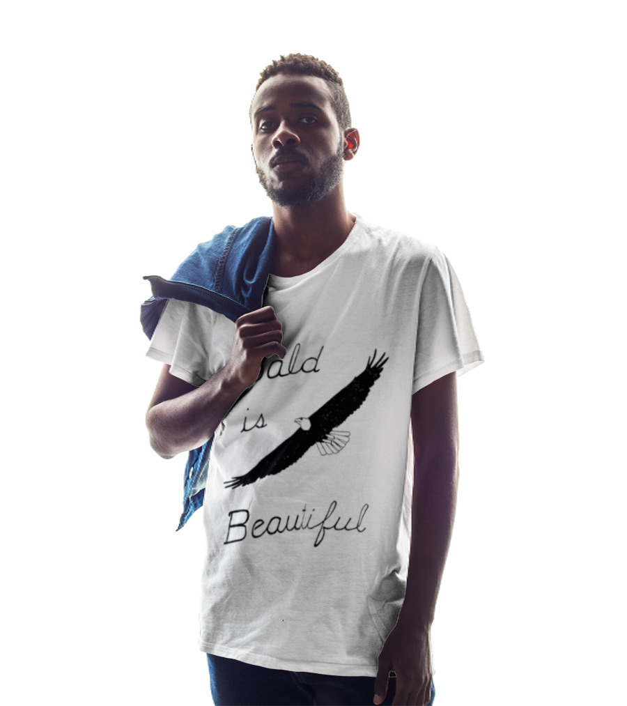 Bald Is Beautiful Hair Loss Eagle Bald Eagle T-Shirt