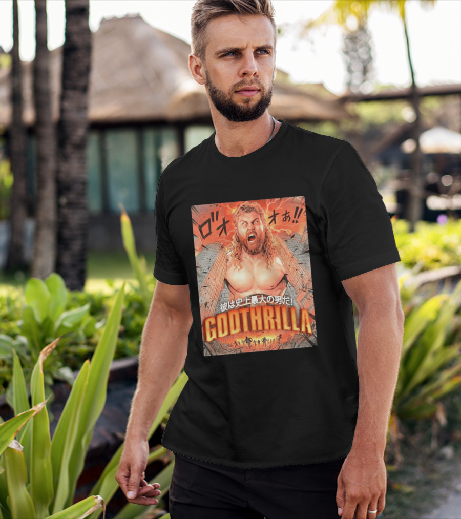 Thrillbilly Silas Mason Godthrilla Comic Style Explosion Scene T-Shirt