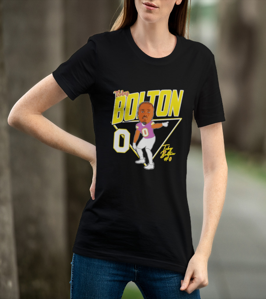 Toby Bolton 0 Caricature Tennessee Tech Football T-Shirt