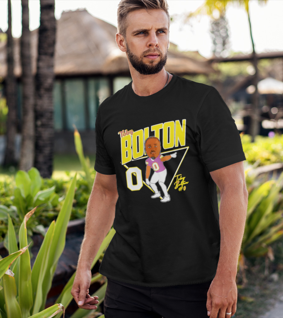 Toby Bolton 0 Caricature Tennessee Tech Football T-Shirt