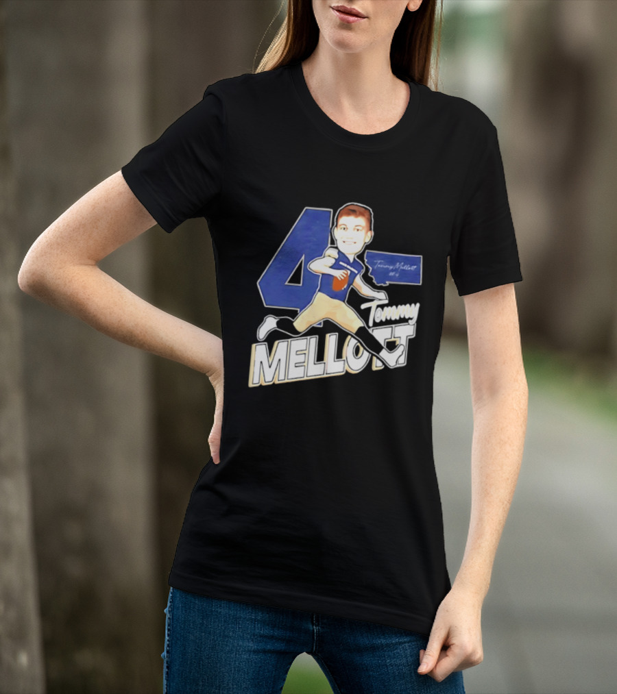 Tommy Mellott 4 Montana State Bobcats Caricature T-Shirt