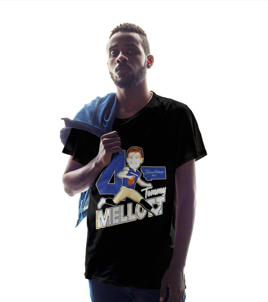 Tommy Mellott 4 Montana State Bobcats Caricature T-Shirt