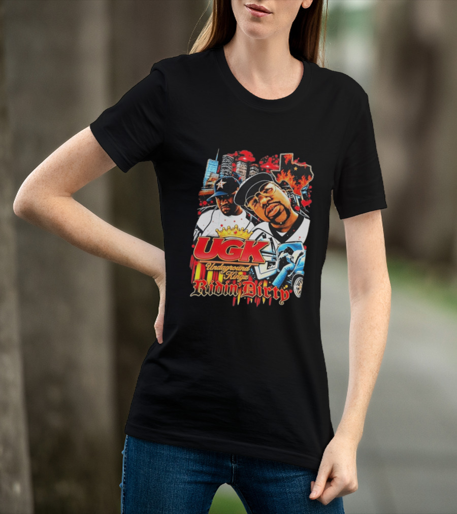 UGK Underground Kingz Ridin' Dirty Texas Rap Legends T-Shirt