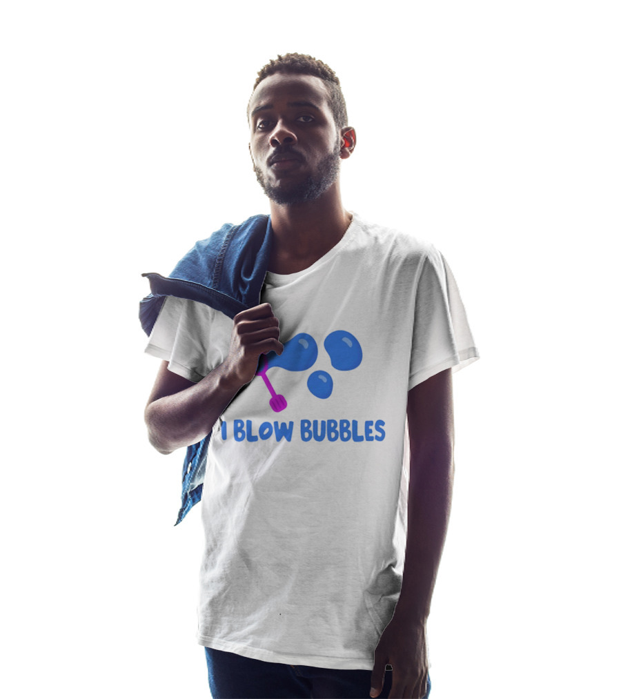 I Blow Bubbles Bubble Wand Summer Fun Playful Adventure T-Shirt