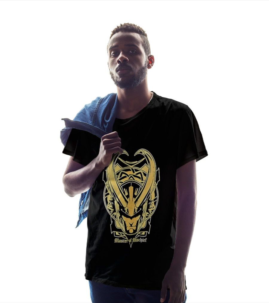 Loki Marvel Master Of Mischief Helmet T-Shirt