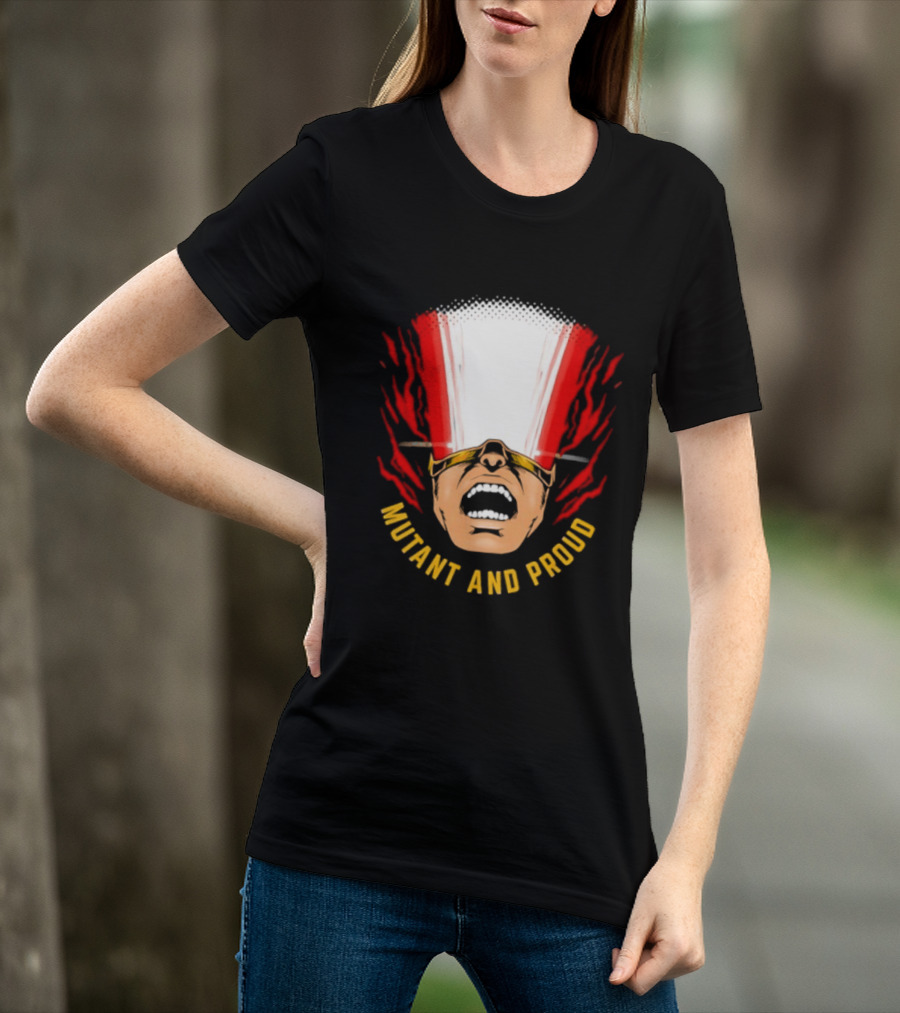 Cyclops Mutant And Proud X Men Marvel Eyebeams T-Shirt