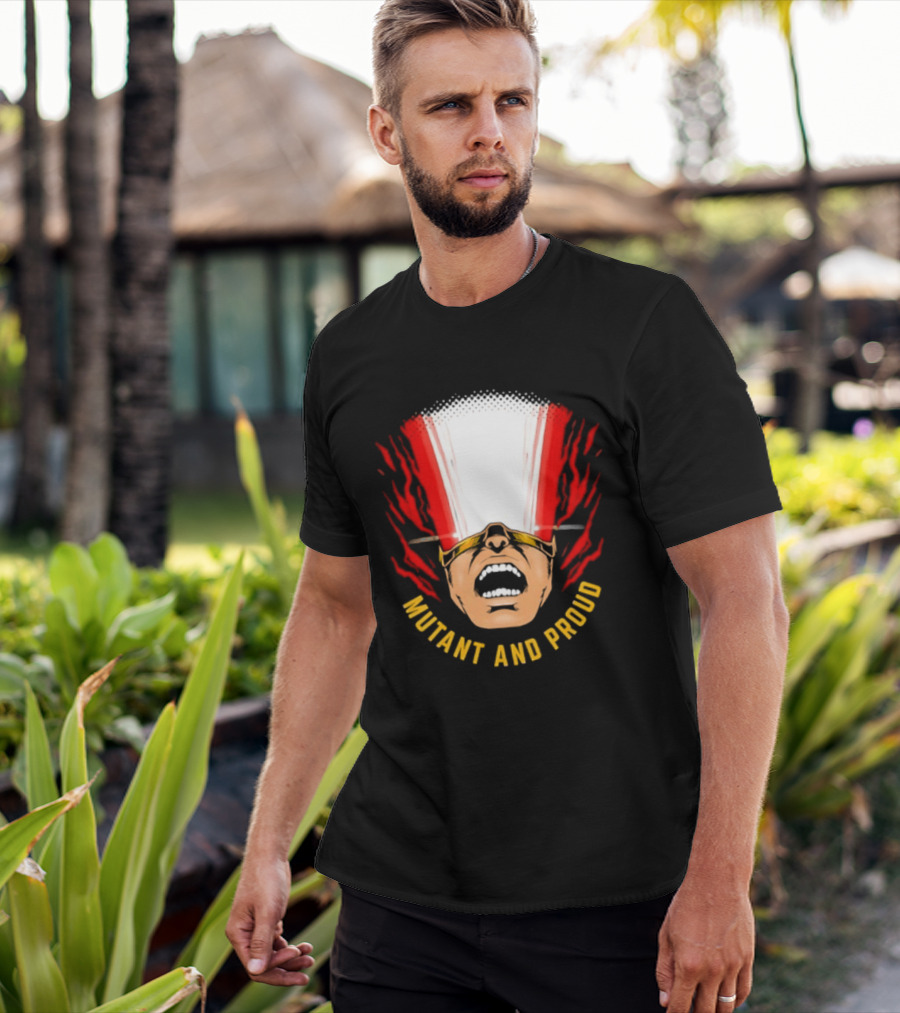 Cyclops Mutant And Proud X Men Marvel Eyebeams T-Shirt