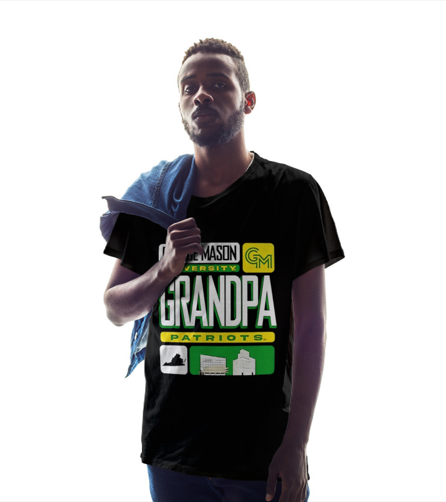 George Mason University Grandpa Patriots GM University T-Shirt