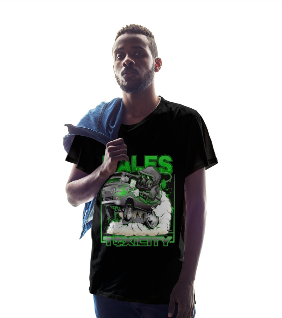 Hales Toxicity Gas Mask Graffiti Van Street T-Shirt