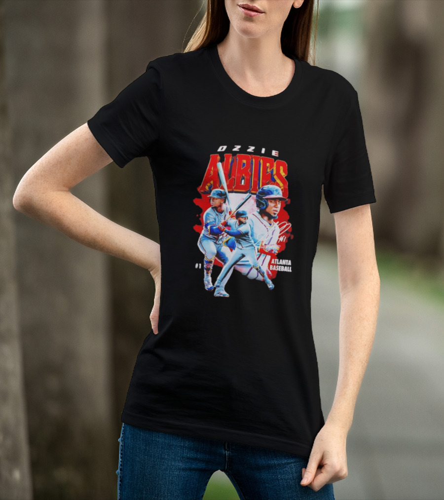Ozzie Albies Atlanta Baseball 01 2026 MLB Collage T-Shirt