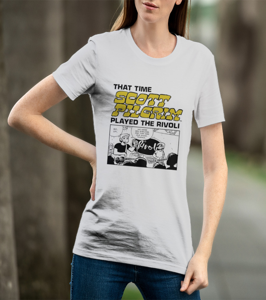 Scott Pilgrim Comic Strip That Time Played The Rivoli T-Shirt