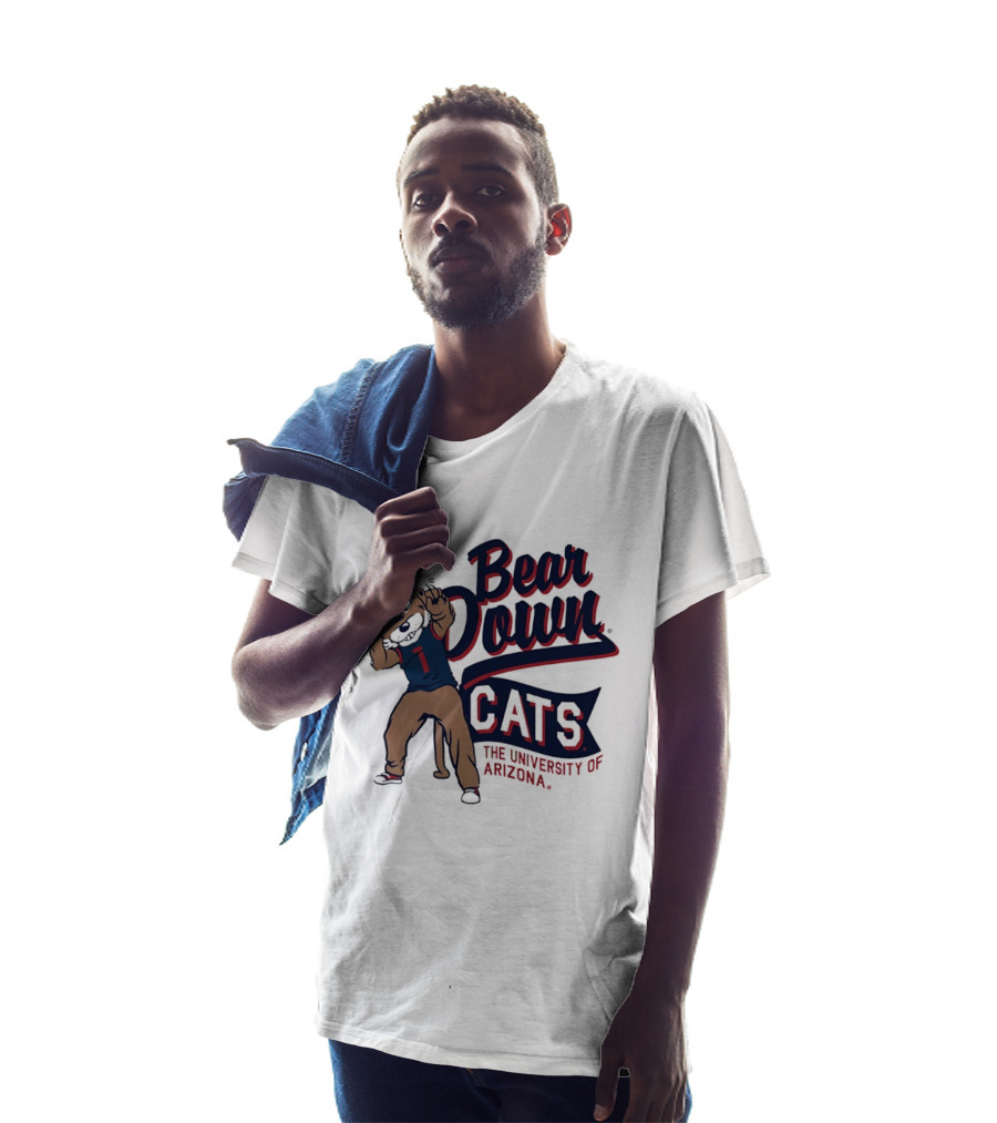 Bear Down Cats University Of Arizona Wildcat Spirit T-Shirt