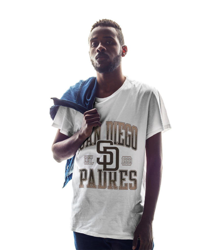 San Diego Padres Est 1969 MLB SD Logo Baseball T-Shirt