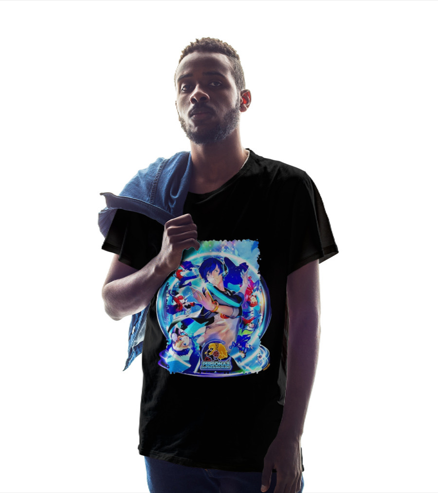 Persona 3 Dancing In Moonlight ATLUS Colorful Character Collage T-Shirt