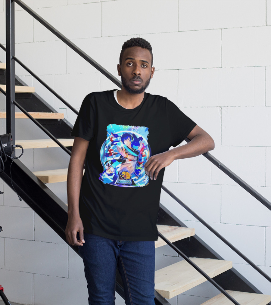 Persona 3 Dancing In Moonlight ATLUS Colorful Character Collage T-Shirt