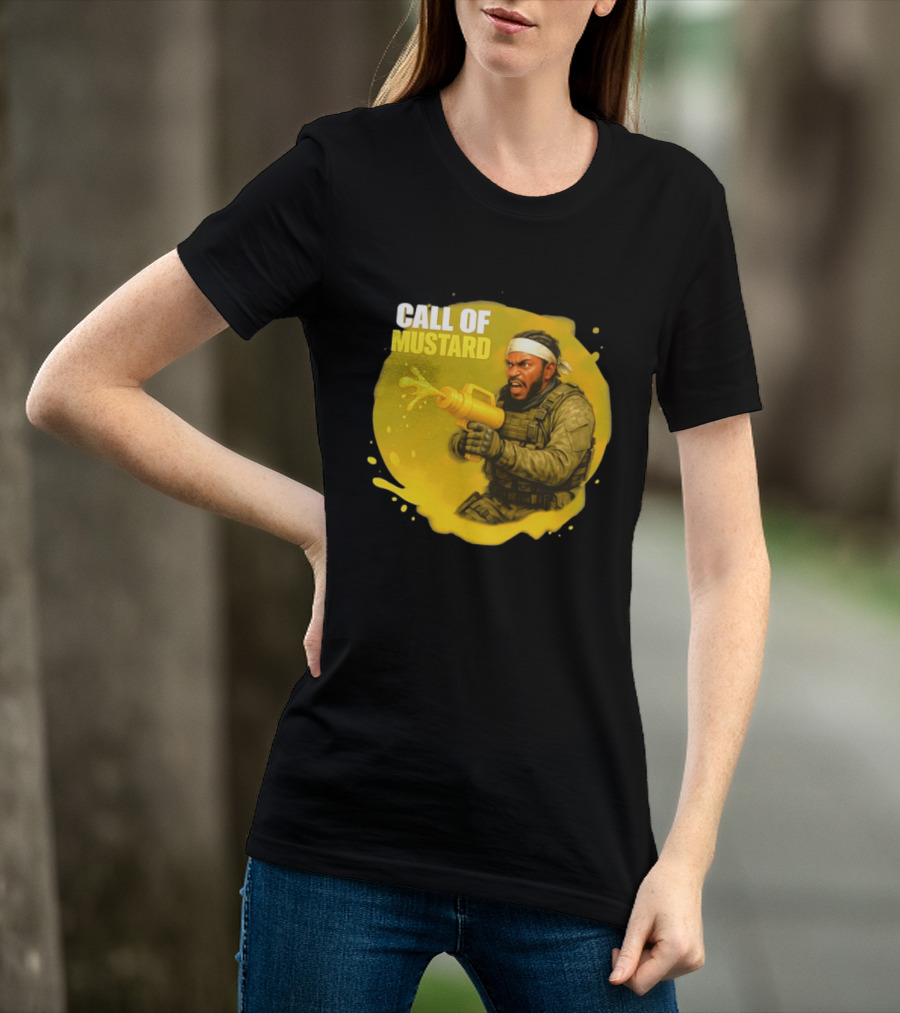 Call Of Mustard Diddy Funny Parody Combat Splash T-Shirt