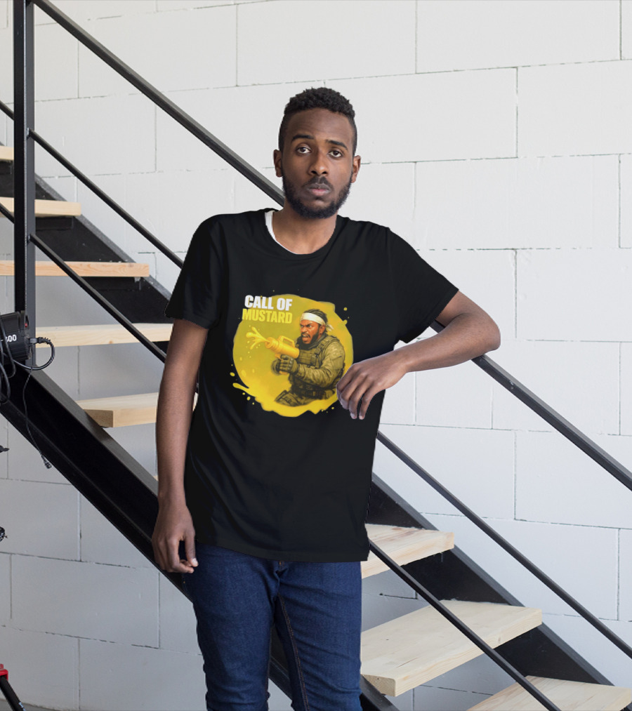 Call Of Mustard Diddy Funny Parody Combat Splash T-Shirt