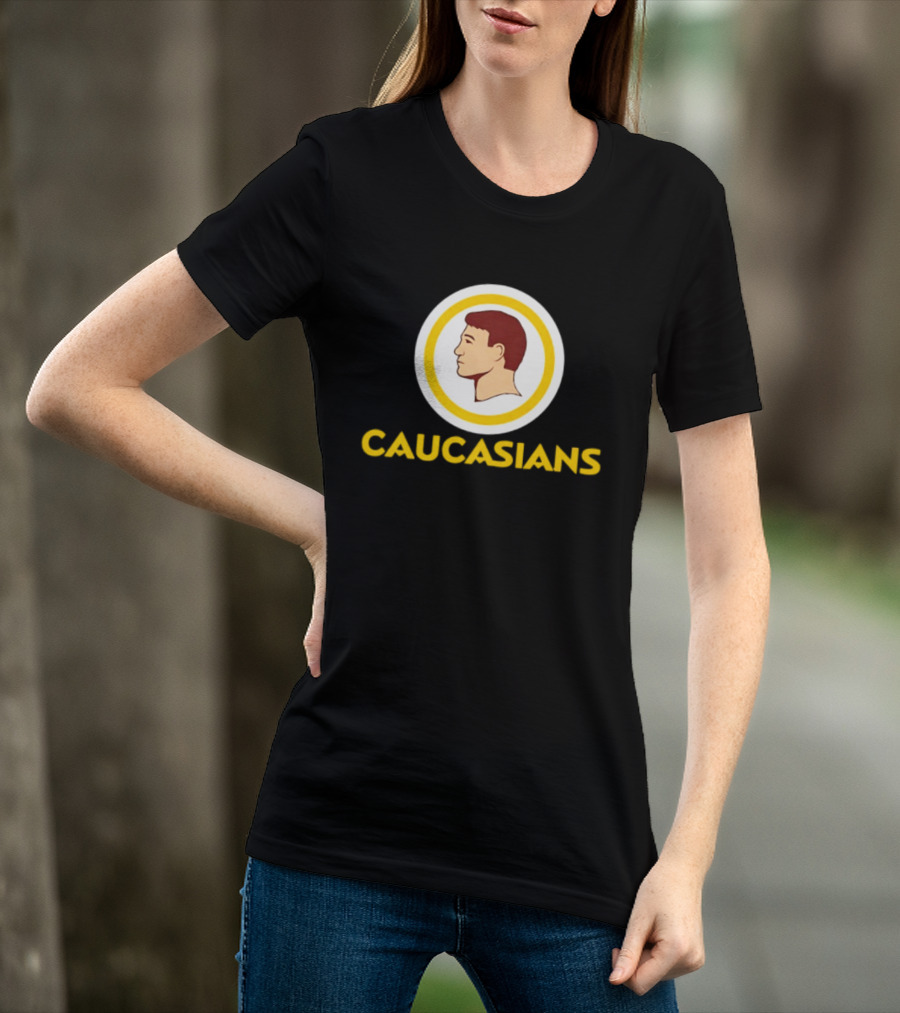 Caucasians Satire Sports Humor Caucasian Face T-Shirt