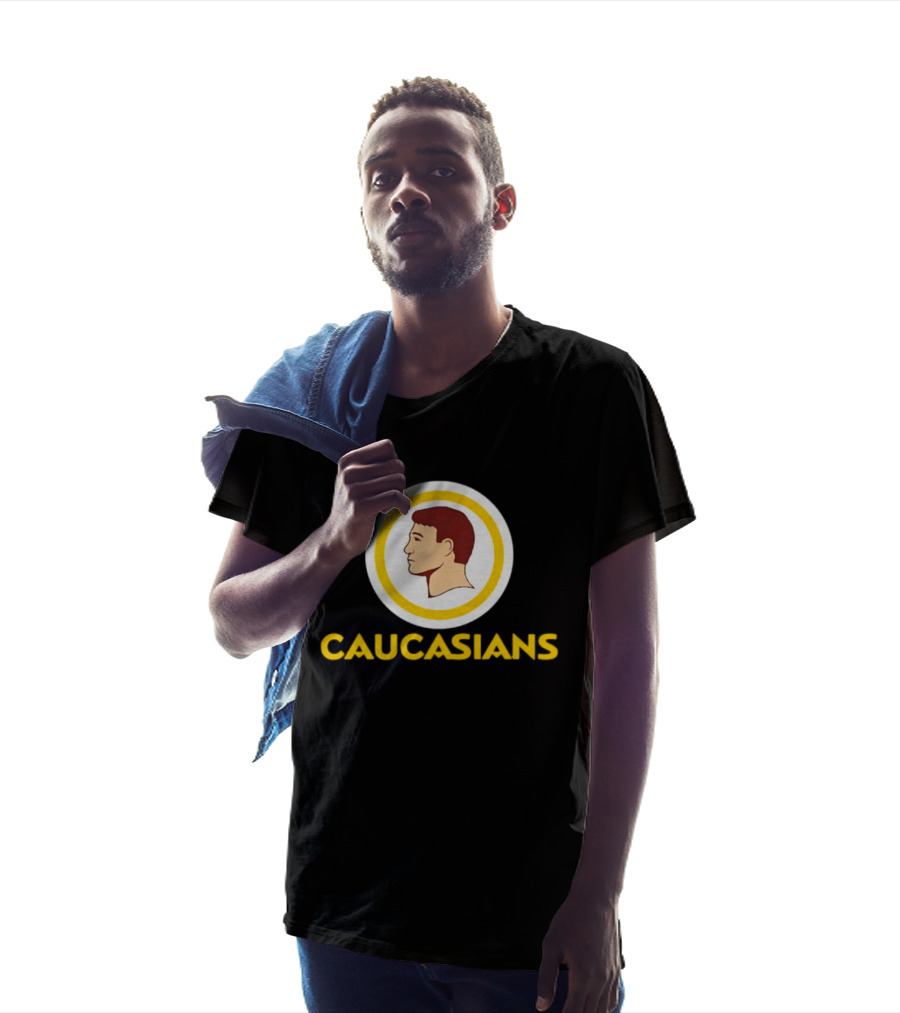 Caucasians Satire Sports Humor Caucasian Face T-Shirt