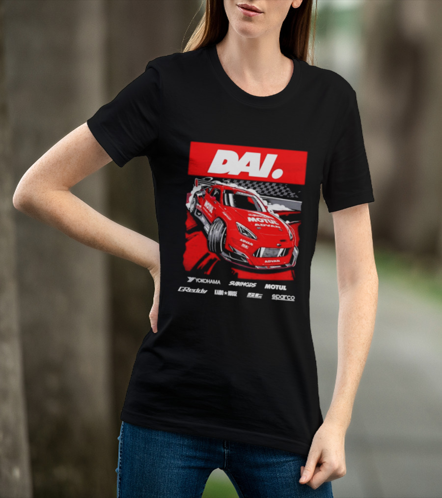 Dai Yoshihara Motul Advan Subimods Greddy Kaido House Sparco Yokohama Racing Car T-Shirt