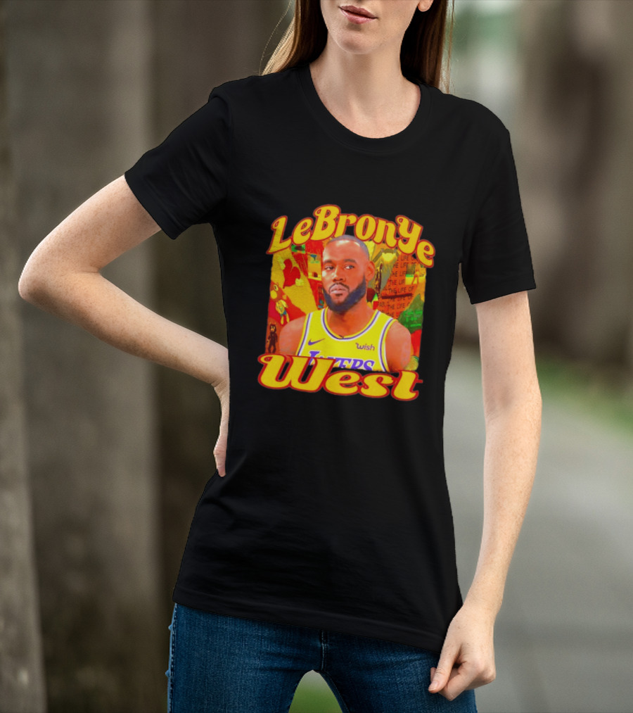 LeBronYe West Los Angeles Lakers Basketball T-Shirt