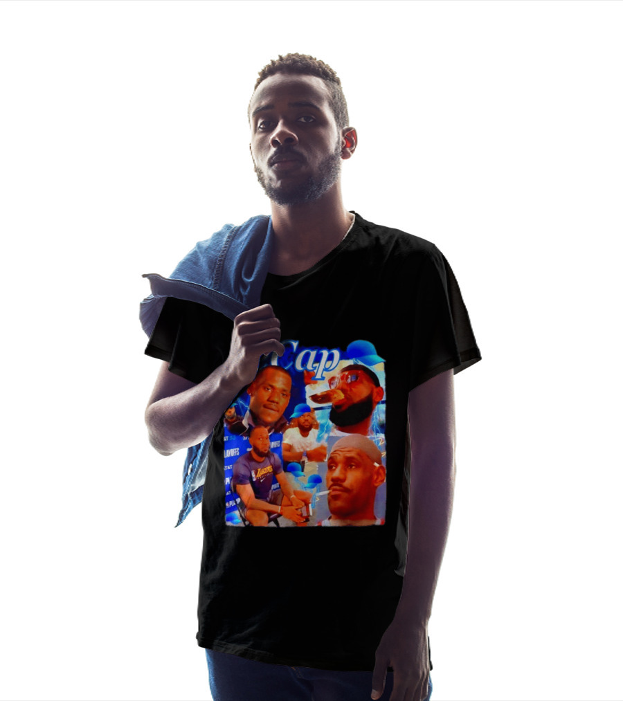 LeBron James LeCap Lakers Playoffs Meme T-Shirt