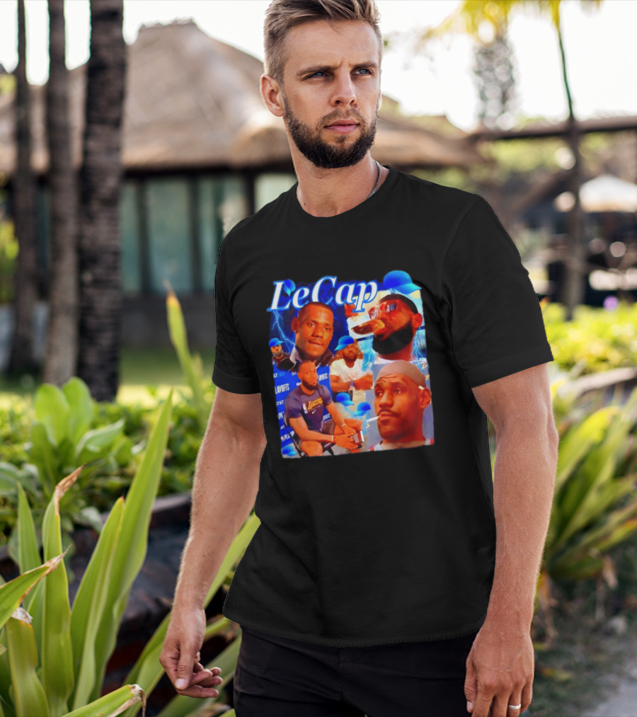 LeBron James LeCap Lakers Playoffs Meme T-Shirt