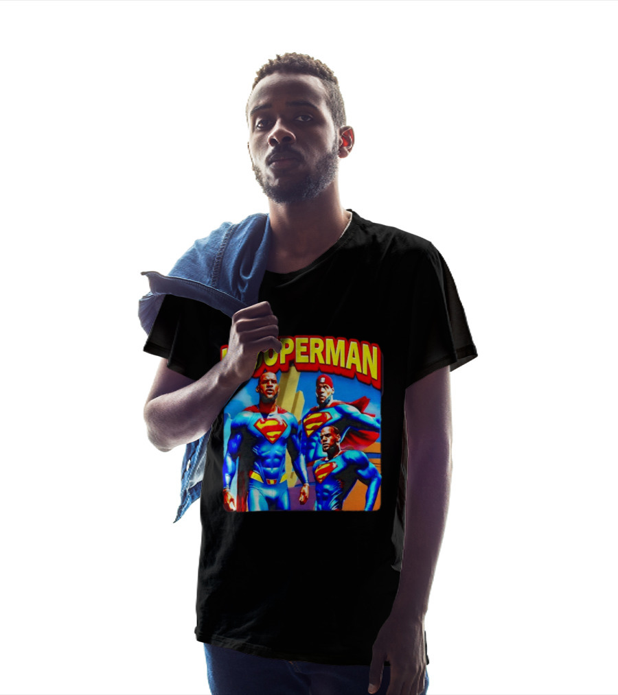 LeBron James LeSuperman Philadelphia 76ers Superhero T-Shirt