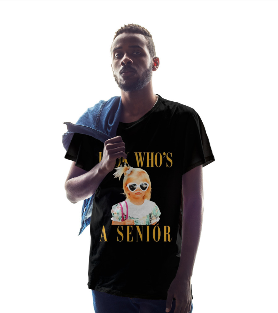 Look Who's A Senior Heart Sunglasses Little Girl Senior Graduation T-Shirt