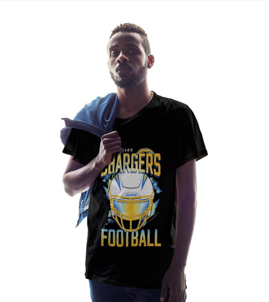 Los Angeles Chargers Football Helmet 2026 Season Team Spirit T-Shirt