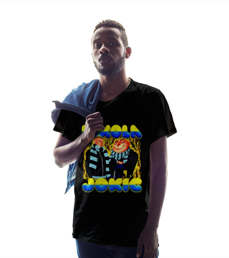 Nikola Jokic Denver Nuggets Gru Minions Scarf T-Shirt