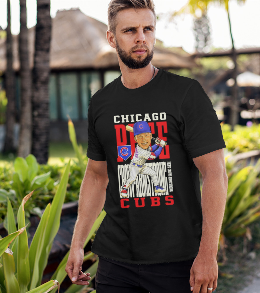 Chicago Pete Cubs Baseball Caricature Clash T-Shirt