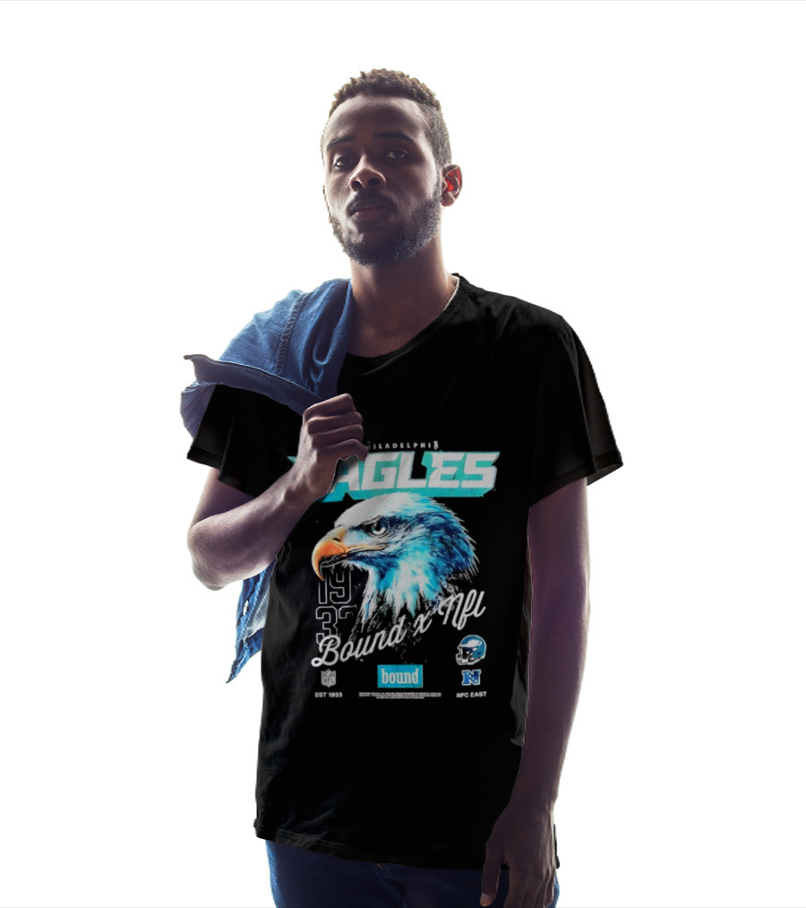 Philadelphia Eagles Bound NFC East 1933 Bird Head Helmet NFL T-Shirt