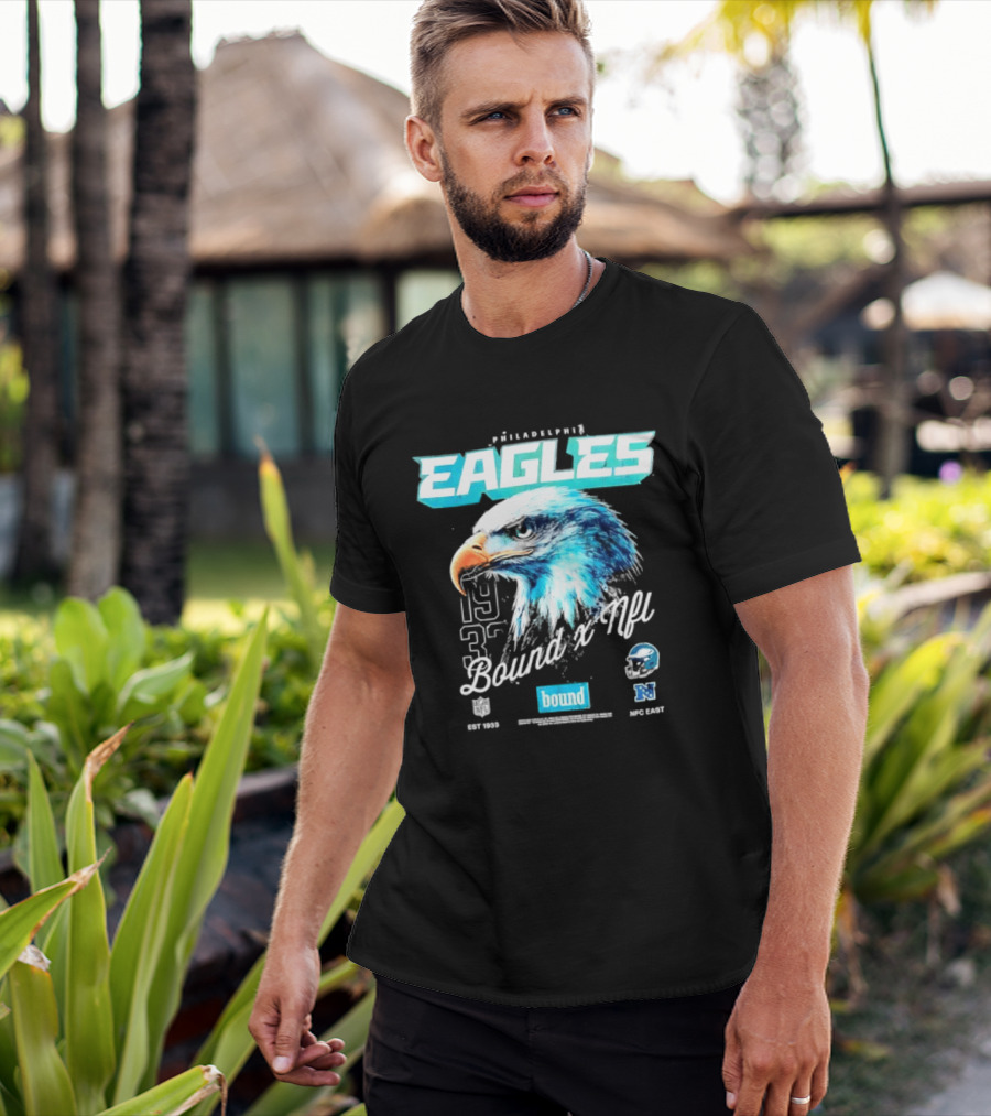 Philadelphia Eagles Bound NFC East 1933 Bird Head Helmet NFL T-Shirt