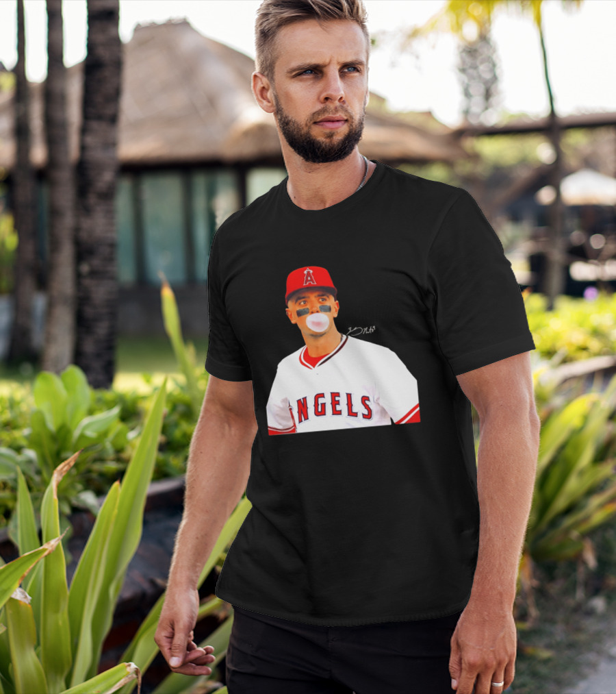 Zach Neto Los Angeles Angels 2026 MLB Season Bubblegum Moment T-Shirt