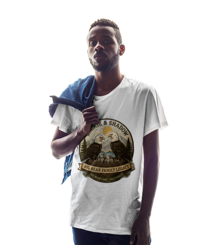 Jackie & Shadow Big Bear Family Legacy Big Bear Lake California Bald Eagles T-Shirt