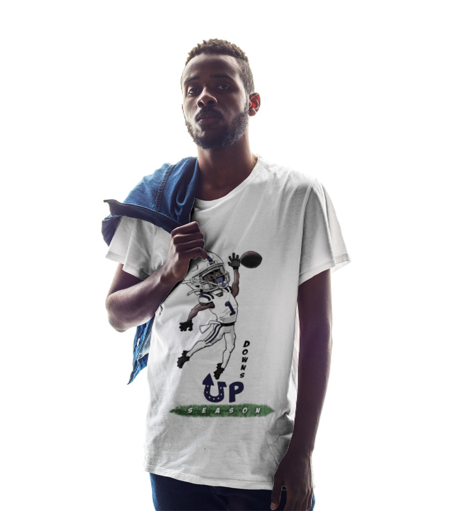 Josh Downs Indianapolis Colts Up Season Football Catch T-Shirt