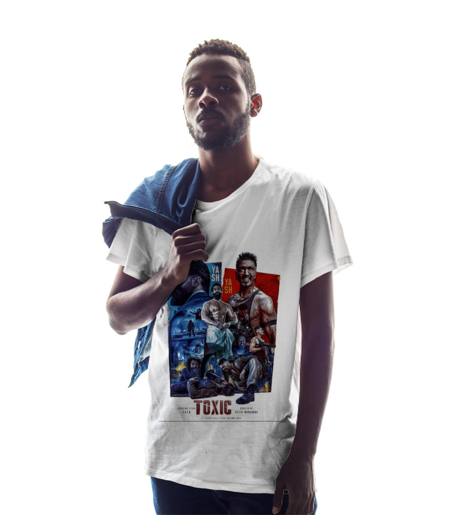 Yash Toxic A Fairy Tale For Grown Ups Rugged Warrior Action Adventure T-Shirt
