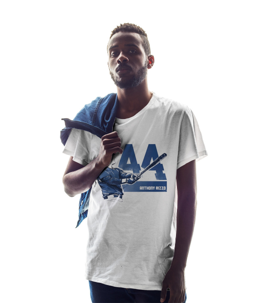 Anthony Rizzo 44 Swing Chicago Cubs Slugger T-Shirt