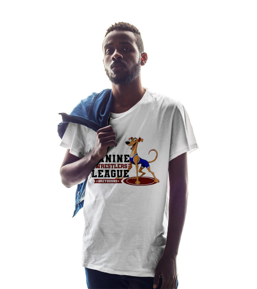 Canine Wrestlers League Greyhound T-Shirt