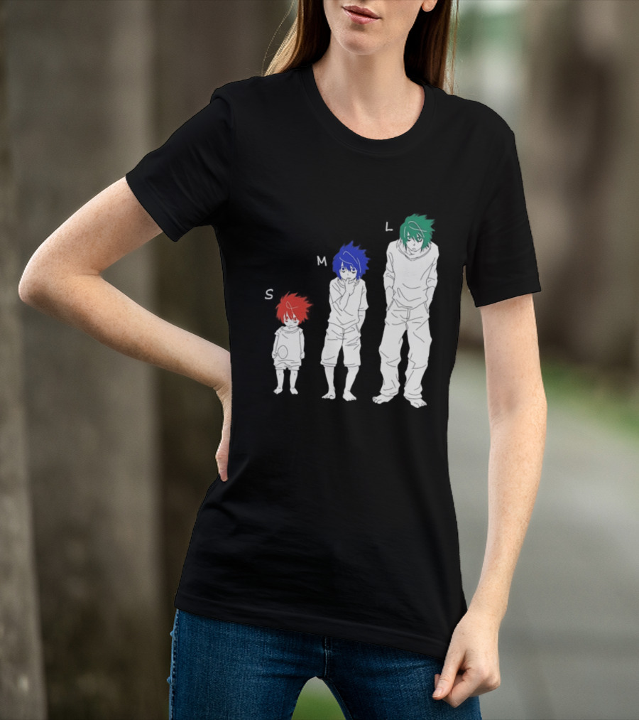 S M L Beyond Birthday Mello L Lawliet Colorful T-Shirt