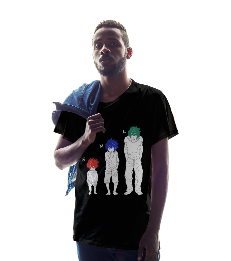 S M L Beyond Birthday Mello L Lawliet Colorful T-Shirt