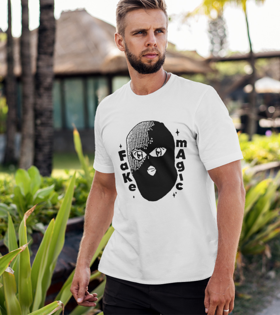 Fake Magic Anime Eyes Balaclava Ski Mask T-Shirt