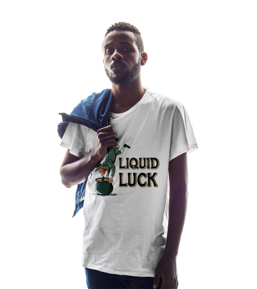 Liquid Luck Pot Of Gold St. Patrick's Day Leprechaun T-Shirt