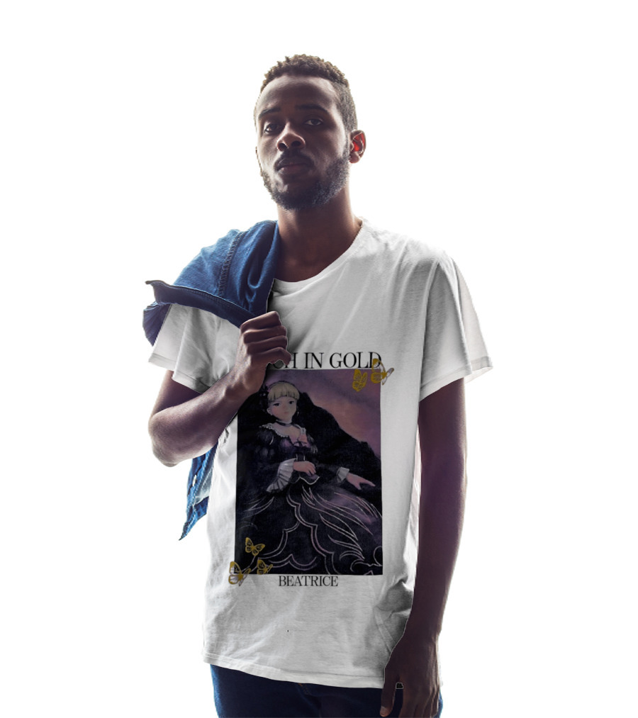 Witch In Gold Beatrice Butterflies Umineko When They Cry T-Shirt