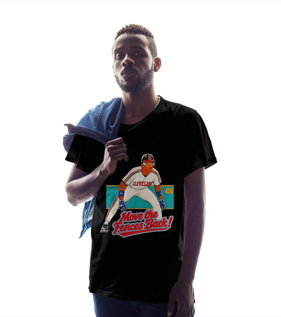 Move The Fences Back Cleveland Indians Alex Cole 400 T-Shirt