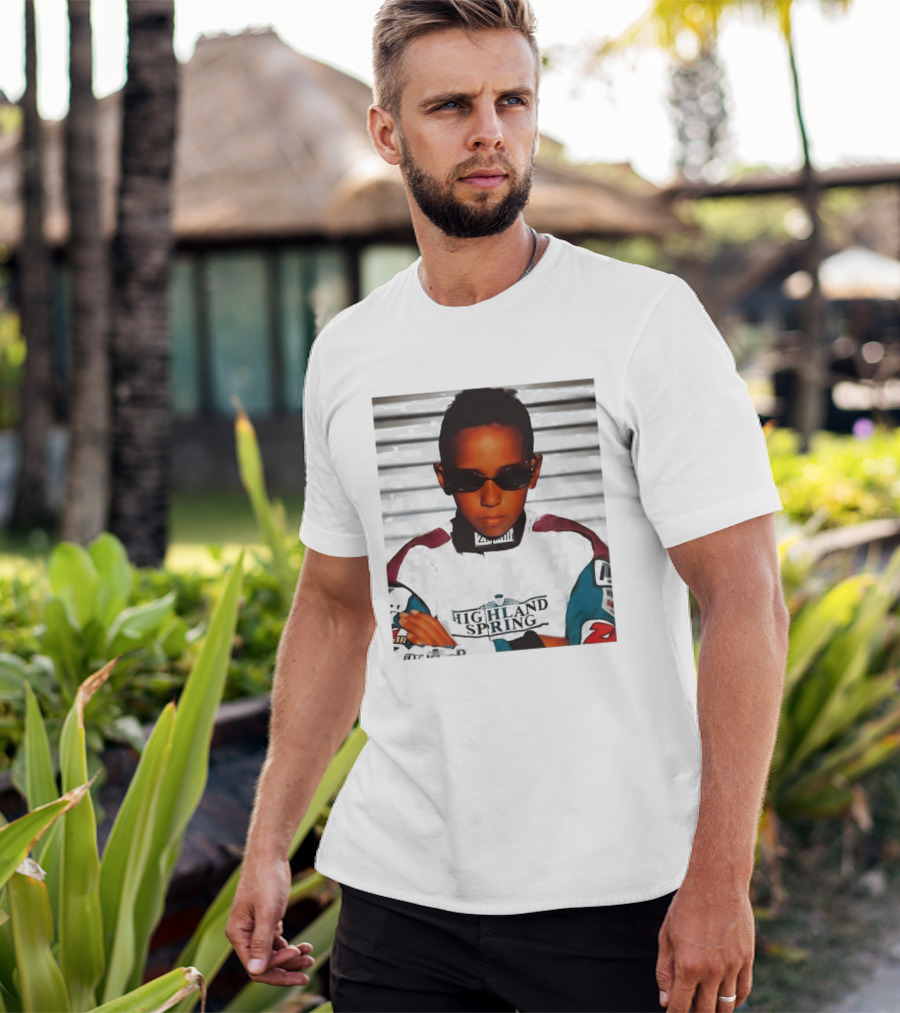 Lewis Hamilton Highland Spring Racing Attire Youthful Champion T-Shirt