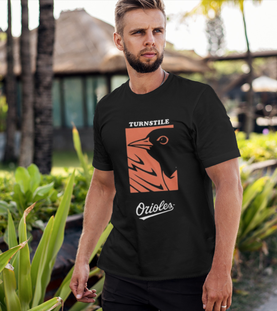Baltimore Orioles Turnstile 2026 These Birds Not Meant To Fly Alone Two Sided T-Shirt