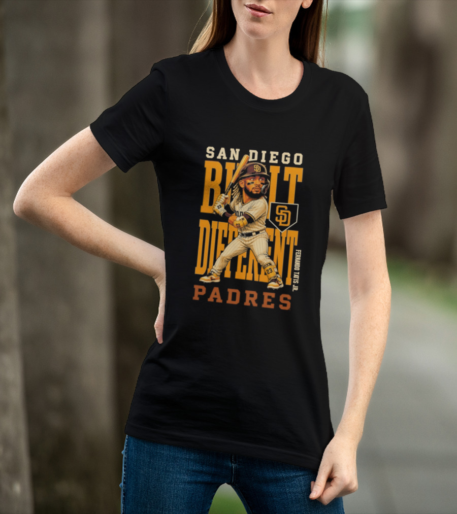 San Diego Built Different Padres Fernando Tatis Jr. 2026 MLB Season T-Shirt